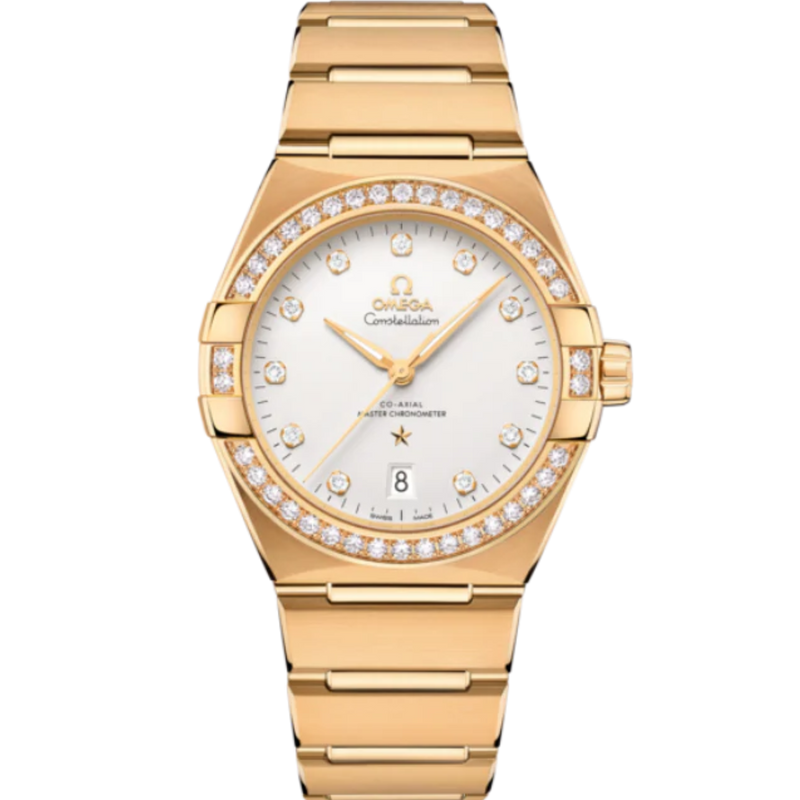 CONSTELLATION 39 MM YELLOW GOLD WITH SILVER DIAL - Omega