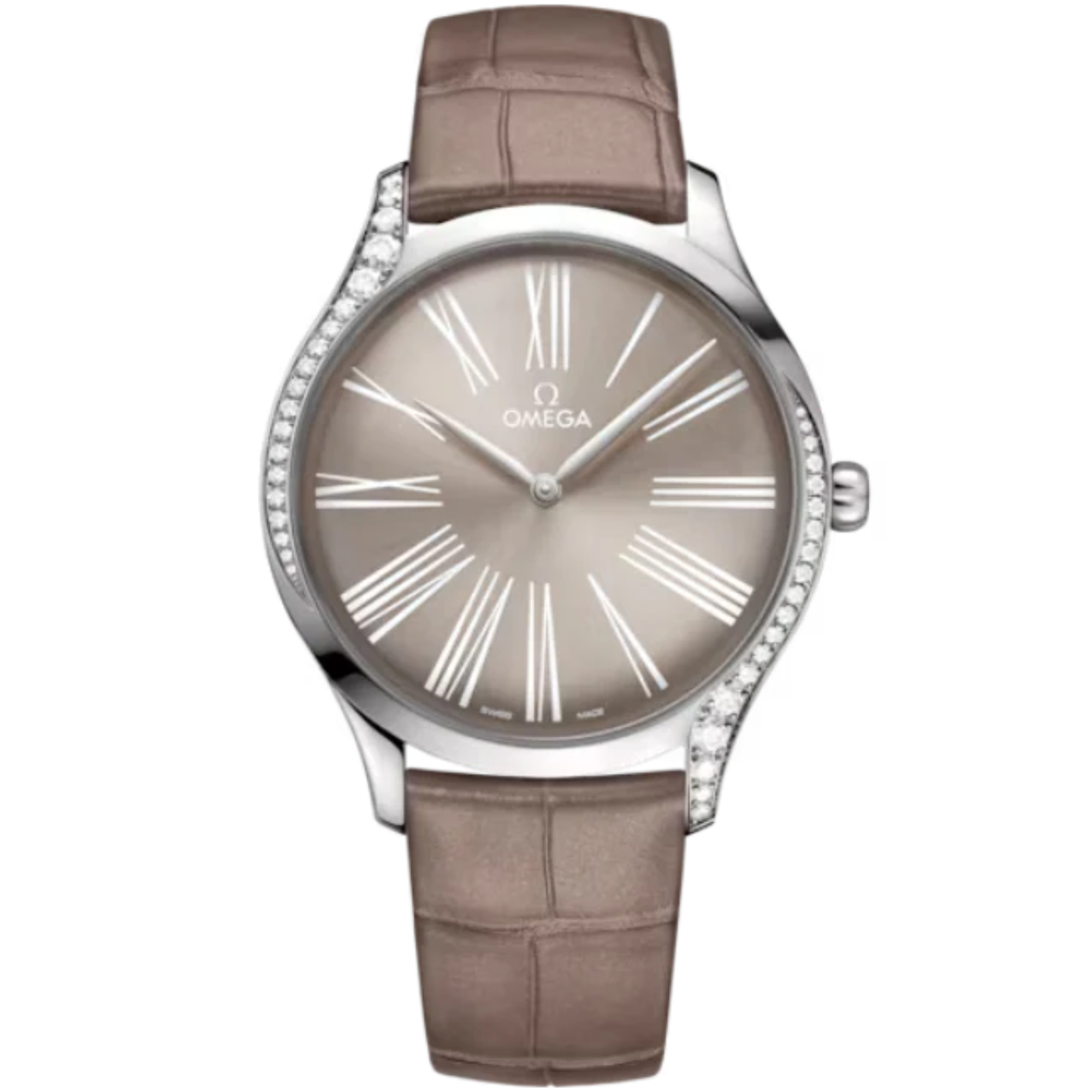 DE VILLE TRÉSOR 39 MM STAINLESS STEEL WITH GREY DIAL - Omega