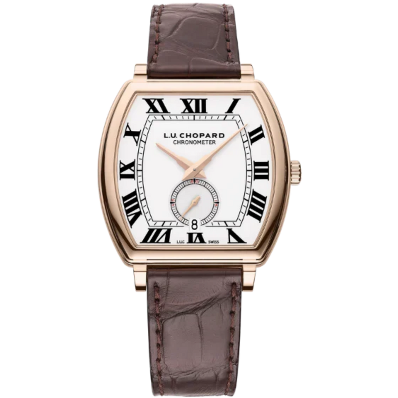 L.U.C HERITAGE GRAND CRU 39 MM ETHICAL ROSE GOLD WITH WHITE DIAL - Chopard