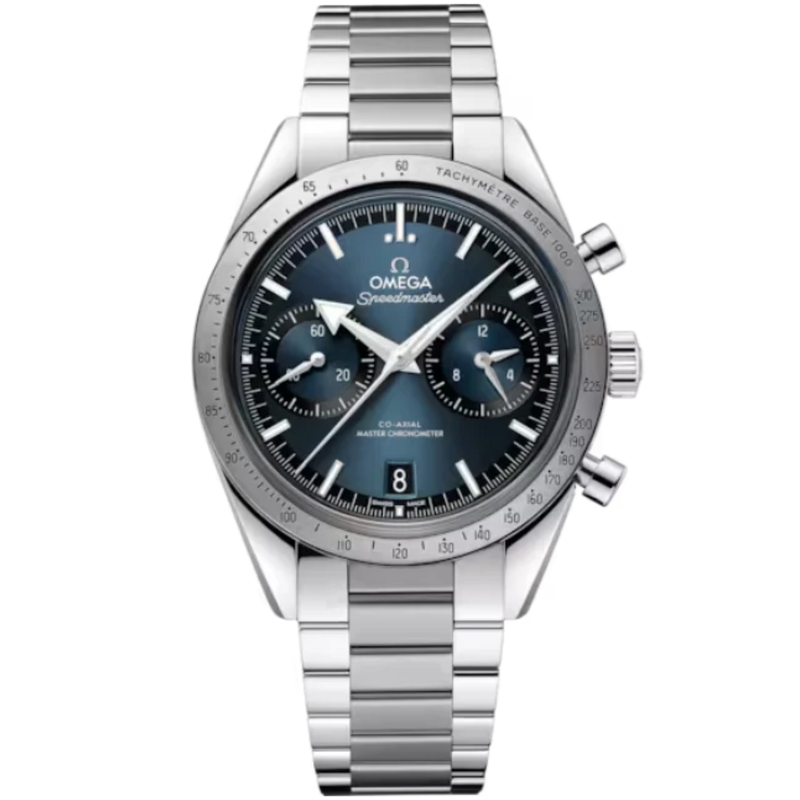 SPEEDMASTER '57 40 MM STAINLESS STEEL WITH BLUE DIAL - Omega