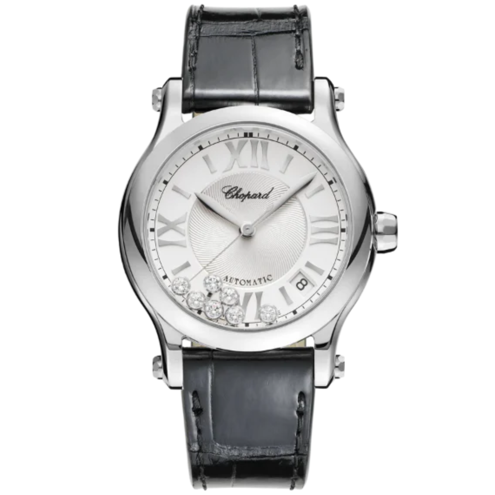HAPPY SPORT 36 MM LUCENT STEEL™ WITH SILVER DIAL - Chopard