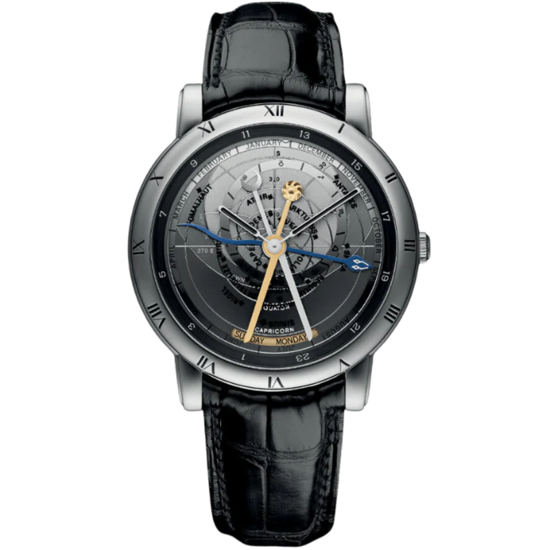 TRILOGY 41 MM PLATINUM WITH GREY DIAL - Ulysse Nardin