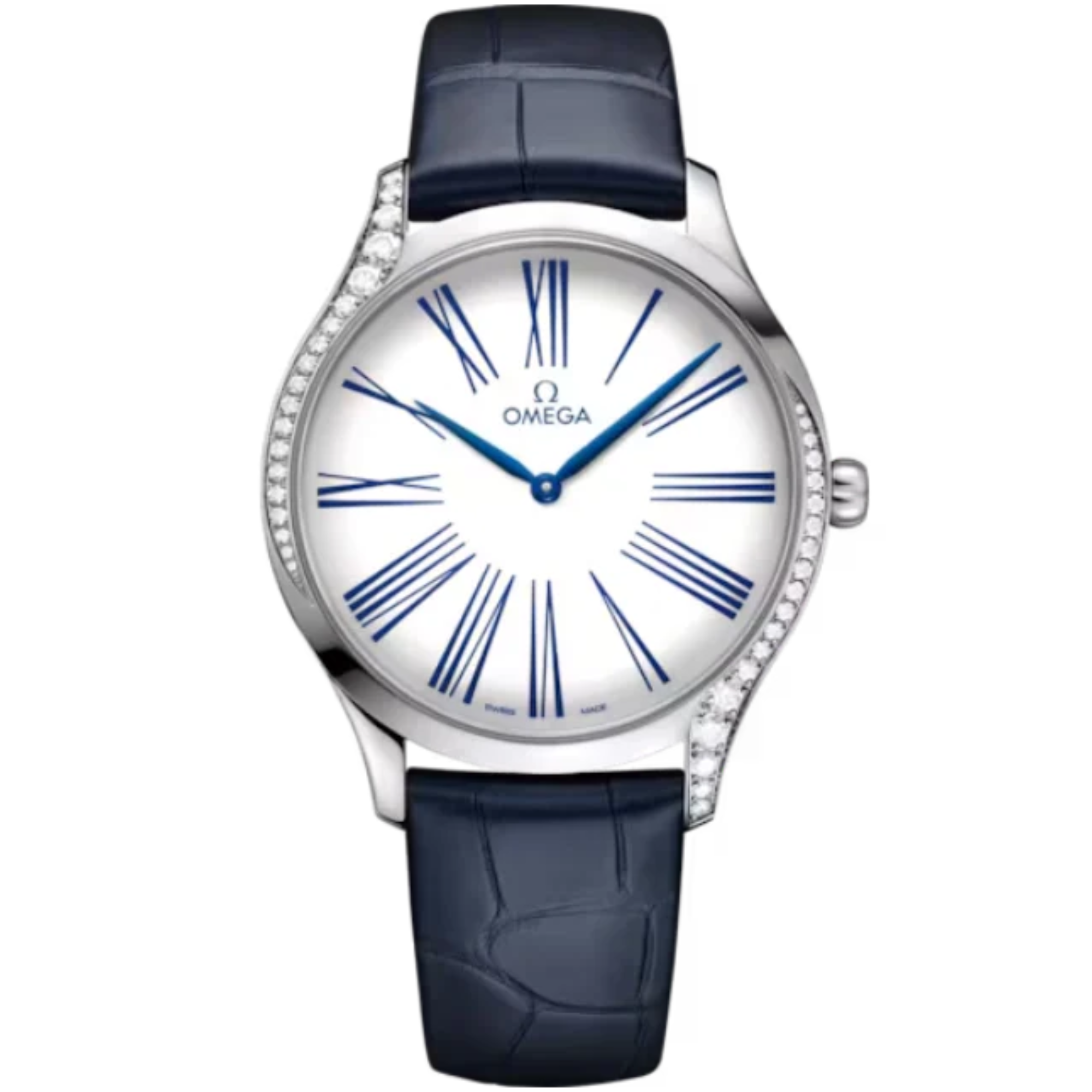 DE VILLE TRÉSOR 39 MM STAINLESS STEEL WITH WHITE DIAL - Omega