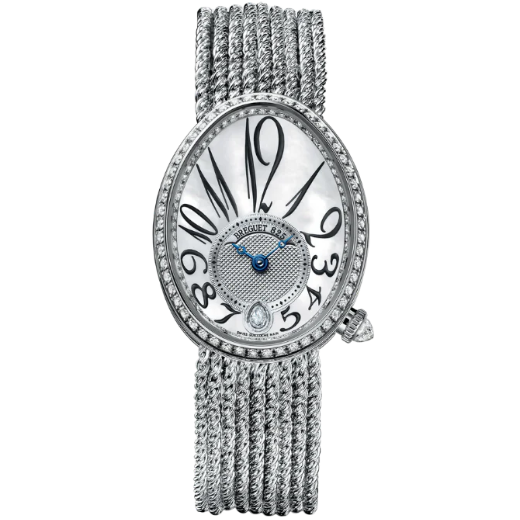 REINE DE NAPLES 8918 36 MM WHITE GOLD WITH MOTHER OF PEARL DIAL - Breguet