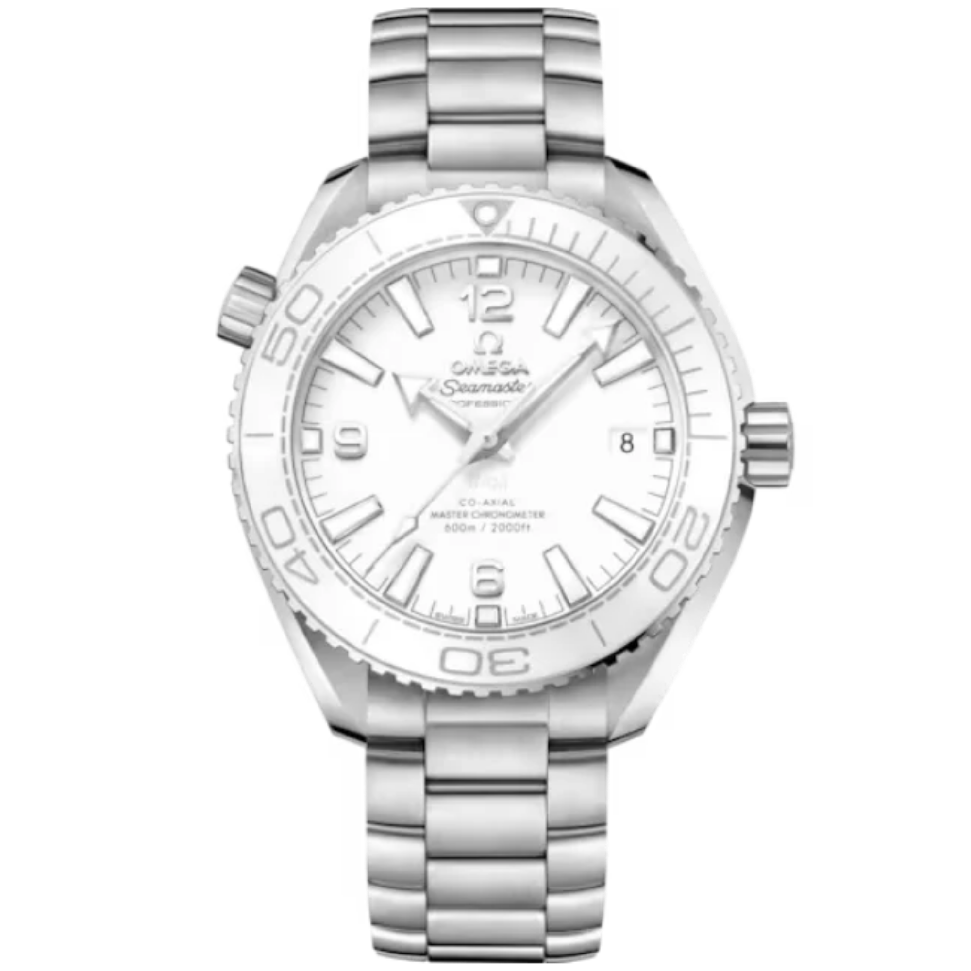 SEAMASTER PLANET OCEAN 600M 39 MM STAINLESS STEEL WITH WHITE DIAL - Omega