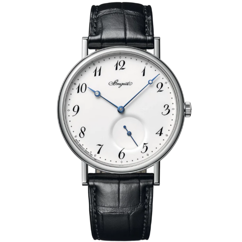 CLASSIQUE 7147 40 MM WHITE GOLD WITH WHITE "GRAND FEU" ENAMEL DIAL - Breguet