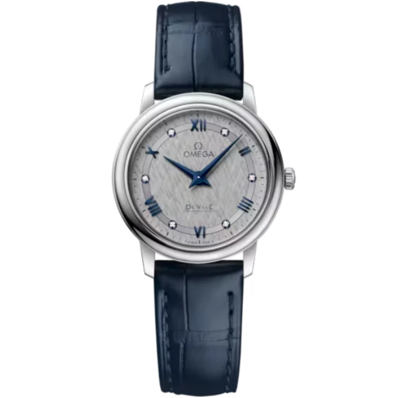 DE VILLE PRESTIGE 27 MM STAINLESS STEEL WITH GREY DIAL - Omega