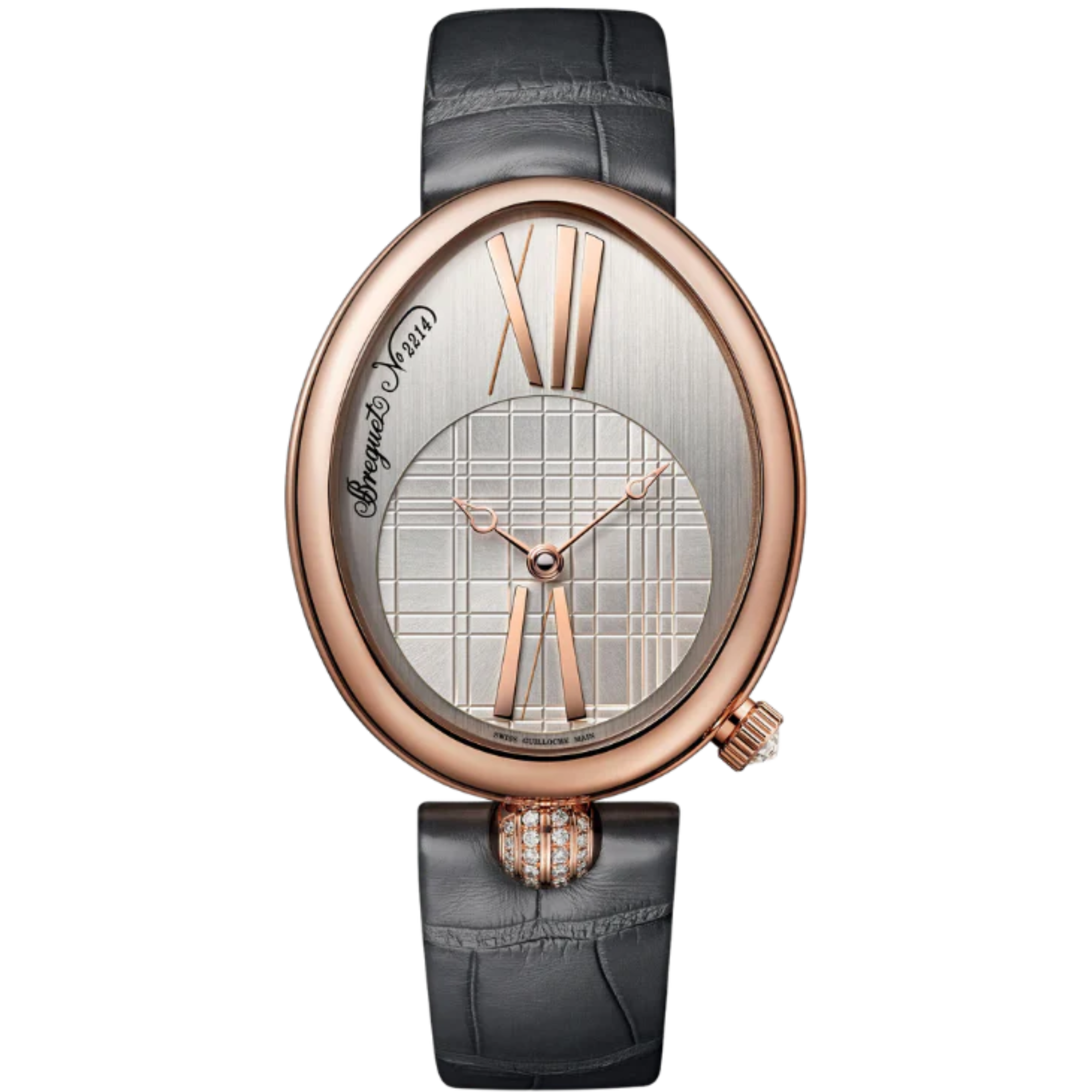 REINE DE NAPLES 8968 43 MM 18K ROSE GOLD WITH SILVER DIAL - Breguet