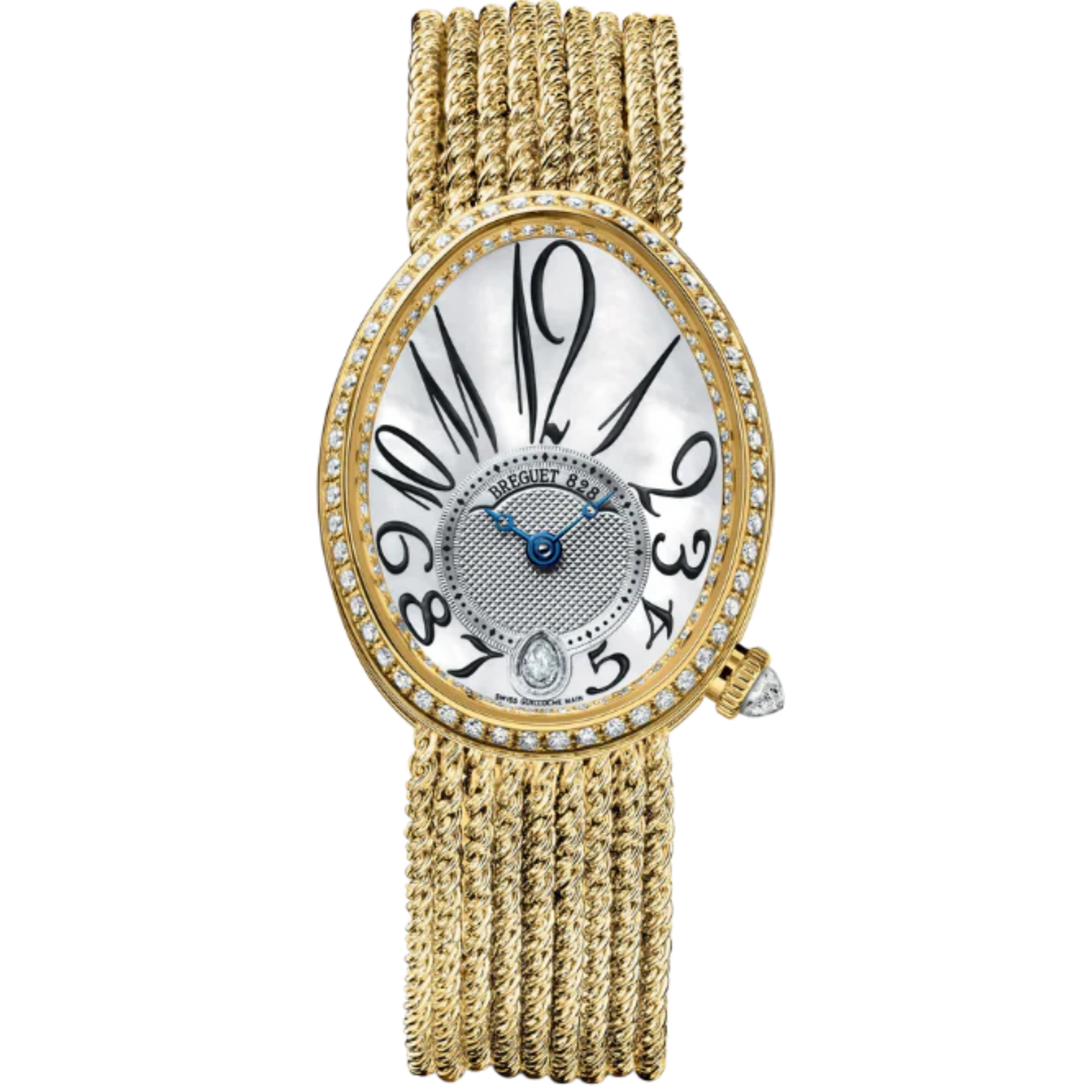 REINE DE NAPLES 8918 36 MM YELLOW GOLD WITH MOTHER OF PEARL DIAL - Breguet