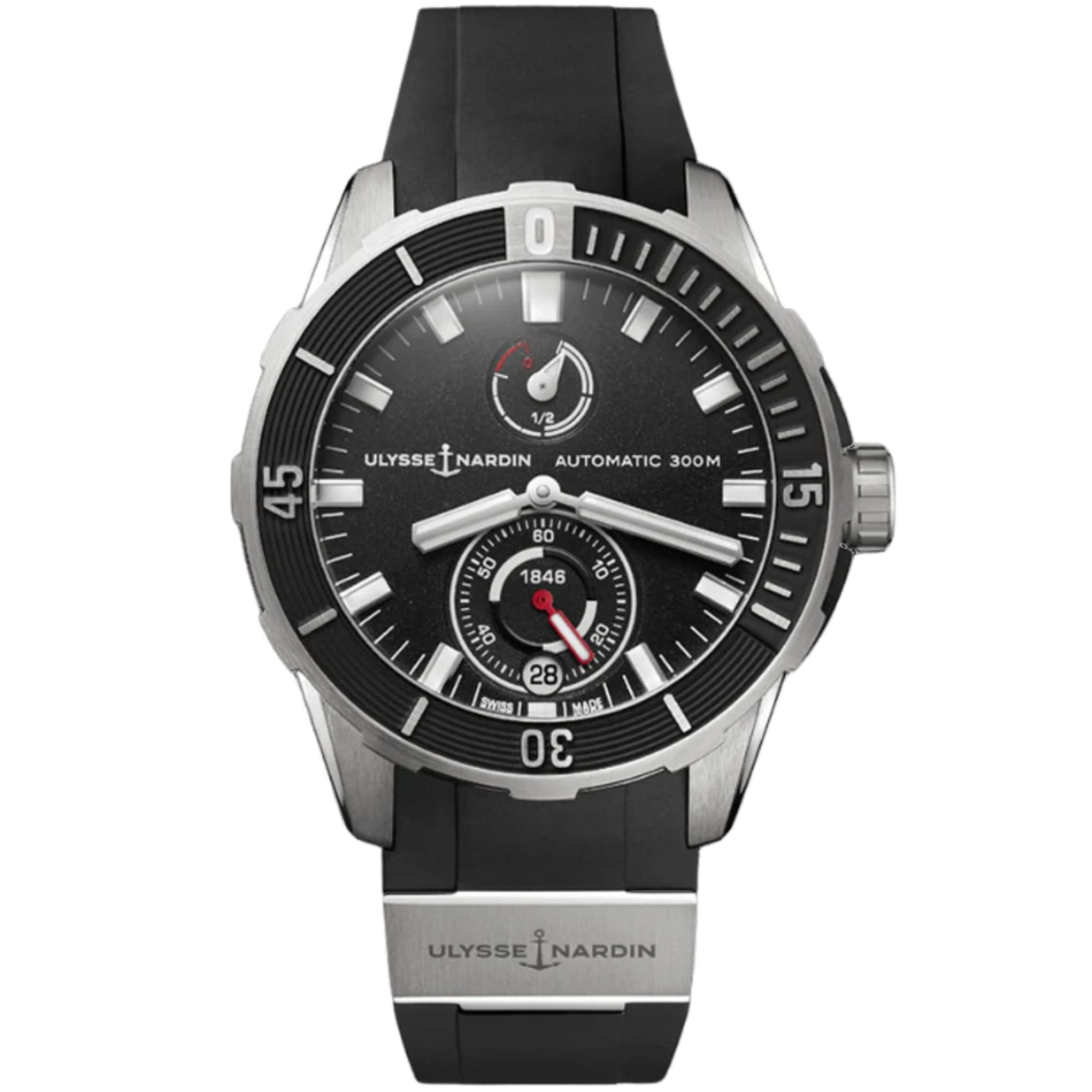 DIVER 44 MM TITANIUM WITH BLACK DIAL - Ulysse Nardin