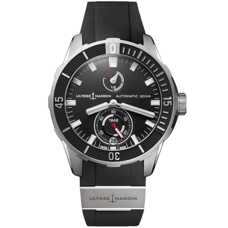 DIVER 44 MM TITANIUM WITH BLACK DIAL - Ulysse Nardin