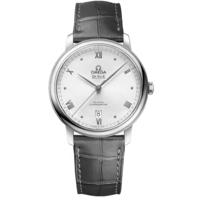 DE VILLE PRESTIGE 39 MM STAINLESS STEEL WITH SILVER DIAL - Omega