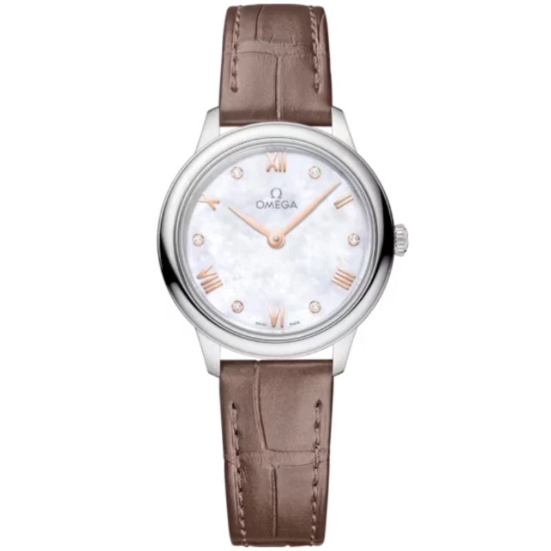 DE VILLE PRESTIGE 27 MM STAINLESS STEEL WITH MOTHER OF PEARL DIAL - Omega