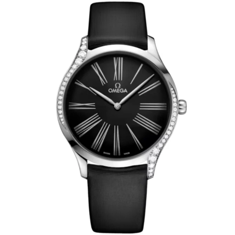 DE VILLE TRÉSOR 39 MM STAINLESS STEEL WITH BLACK DIAL - Omega