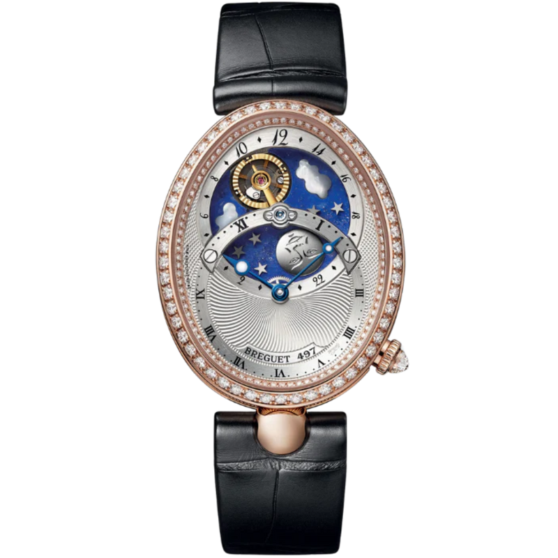 REINE DE NAPLES JOUR/NUIT 8998 40 MM 18K ROSE GOLD WITH SILVER DIAL - Breguet