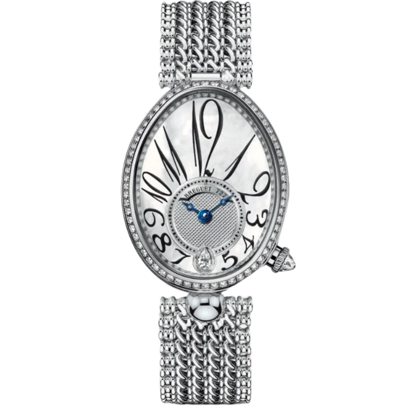 REINE DE NAPLES 8918 36 MM WHITE GOLD WITH MOTHER OF PEARL DIAL - Breguet
