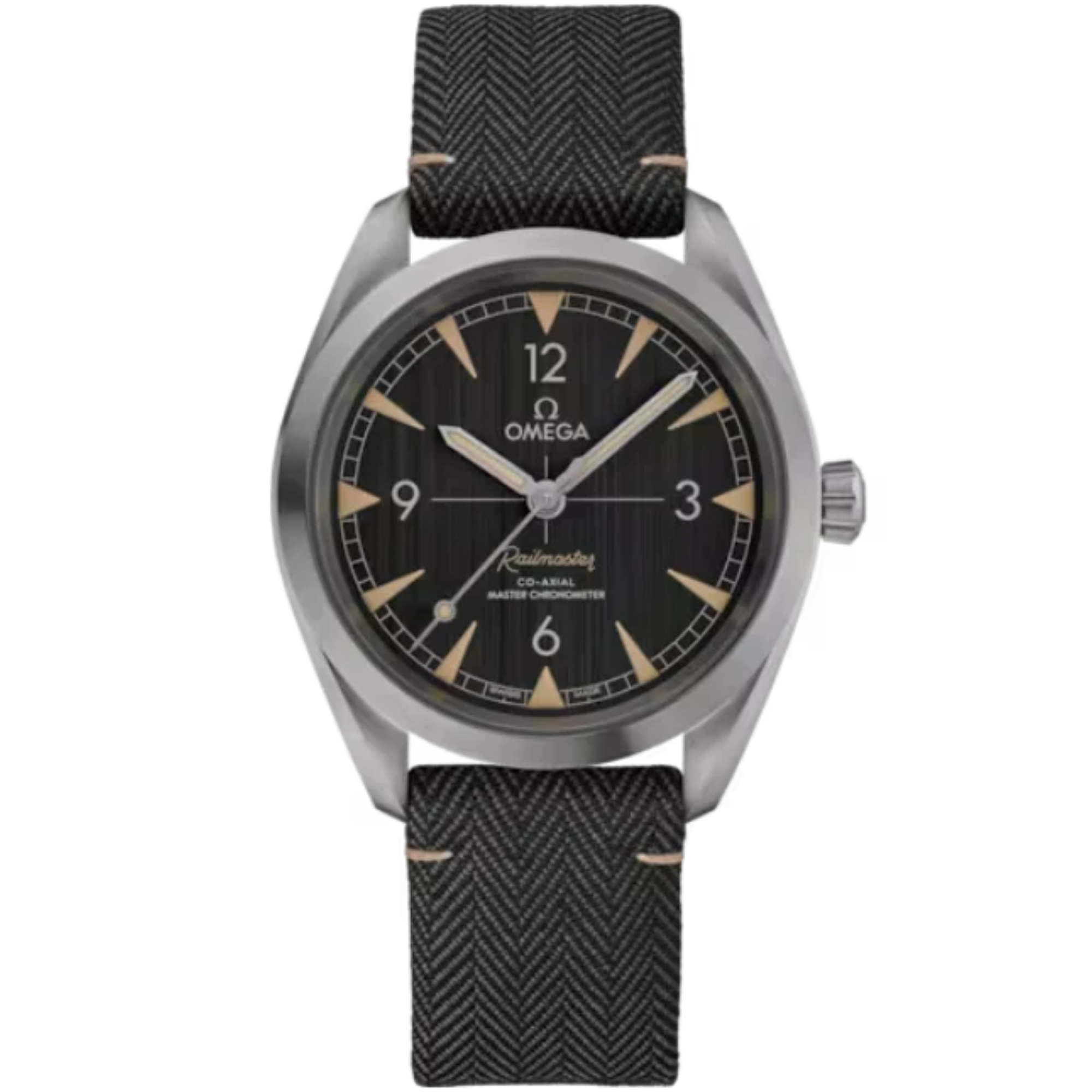 SEAMASTER RAILMASTER 40 MM STAINLESS STEEL WITH BLACK DIAL - Omega
