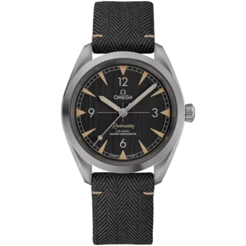 SEAMASTER RAILMASTER 40 MM STAINLESS STEEL WITH BLACK DIAL - Omega