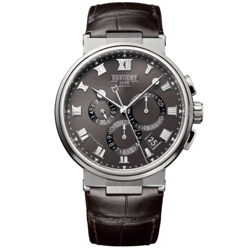MARINE CHRONOGRAPHE 5527 42 TITANIUM WITH SLATE GREY DIAL - Breguet