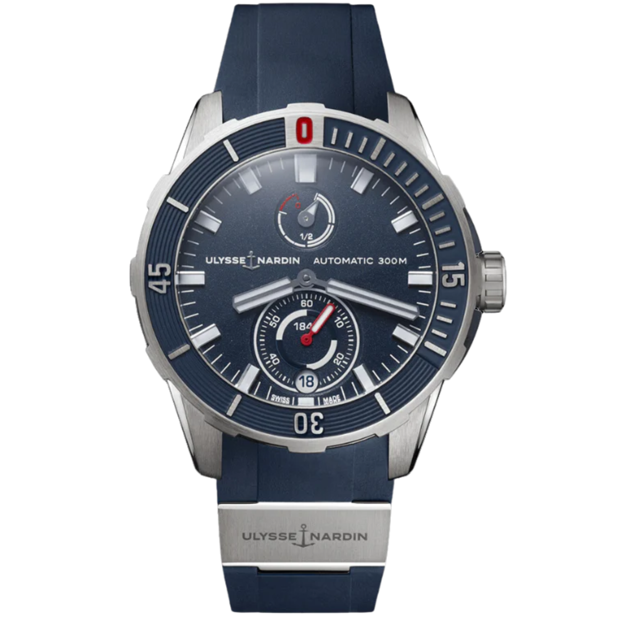 DIVER 44 MM TITANIUM WITH BLUE DIAL - Ulysse Nardin