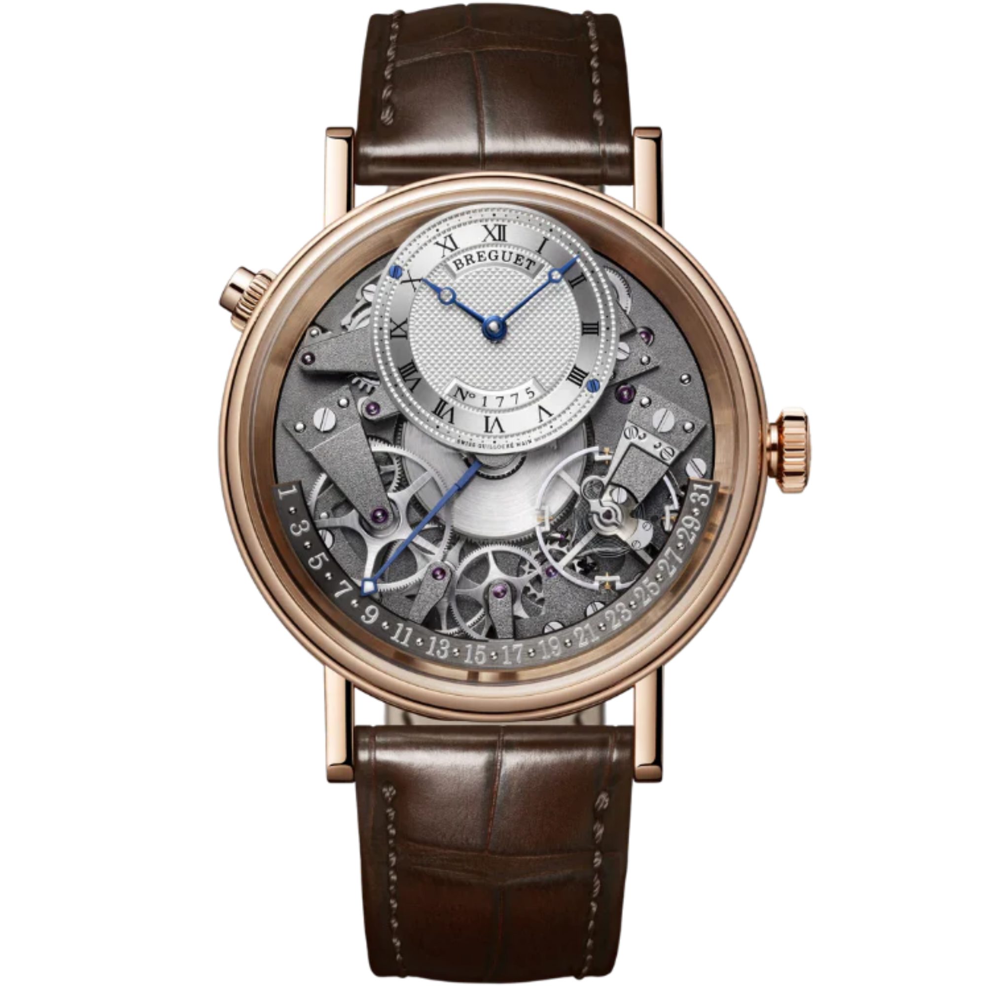 TRADITION QUANTIEME RETROGRADE 7597 40 MM ROSE GOLD WITH SILVER DIAL - Breguet
