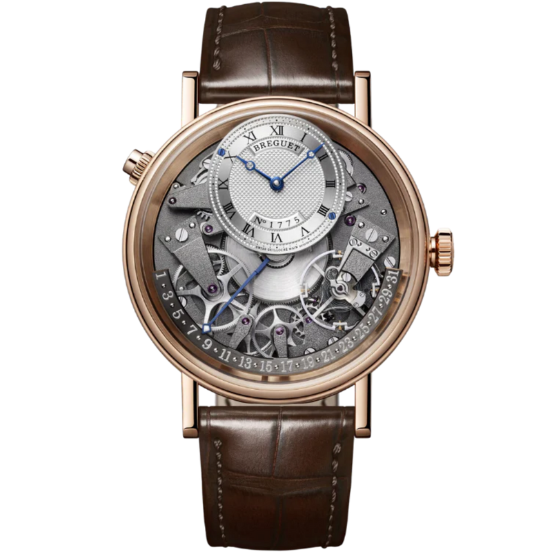 TRADITION QUANTIEME RETROGRADE 7597 40 MM ROSE GOLD WITH SILVER DIAL - Breguet