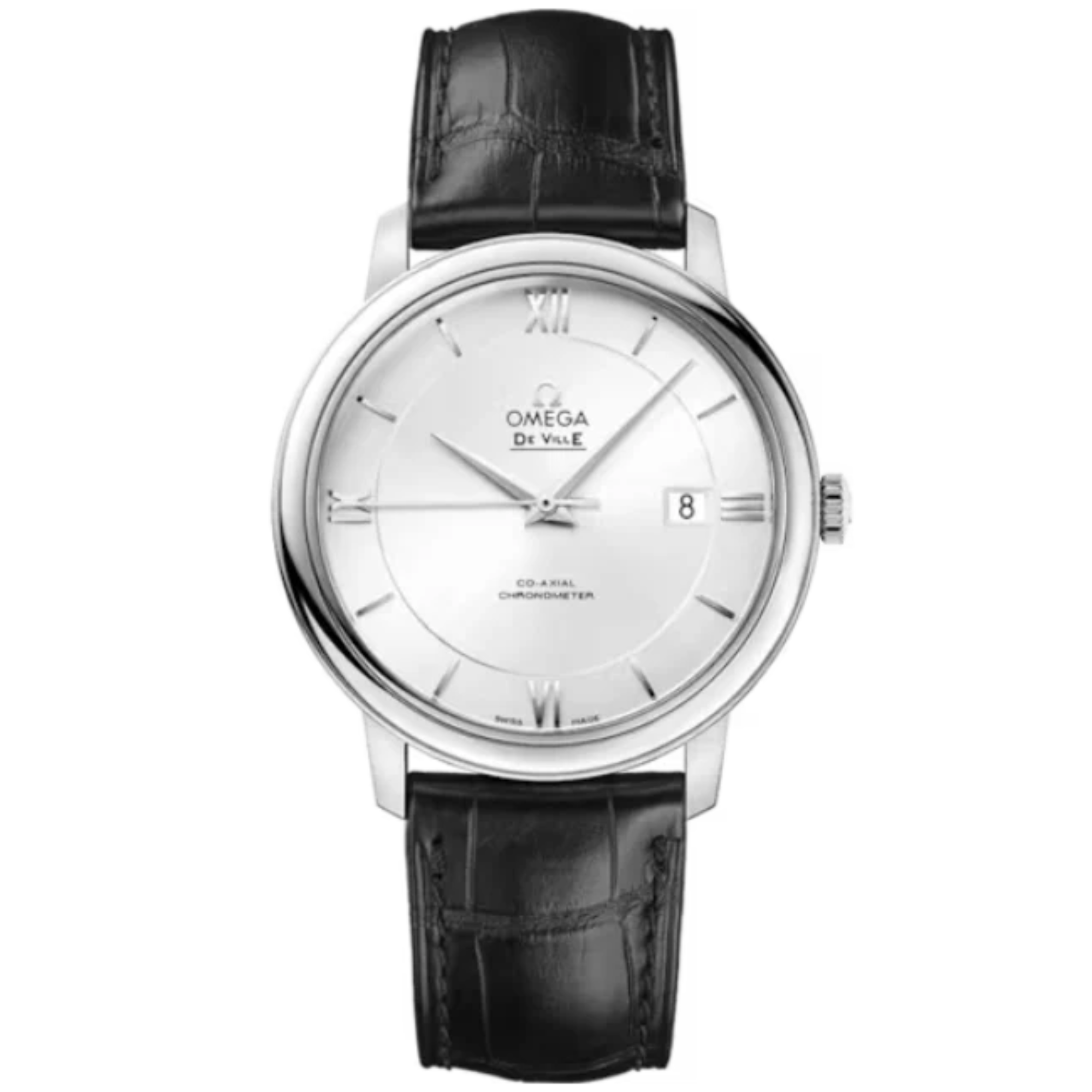 DE VILLE PRESTIGE 39 MM STAINLESS STEEL WITH SILVER DIAL - Omega