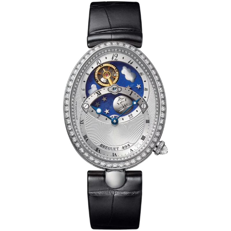REINE DE NAPLES JOUR/NUIT 8998 40 MM 18K WHITE GOLD WITH SILVER DIAL - Breguet
