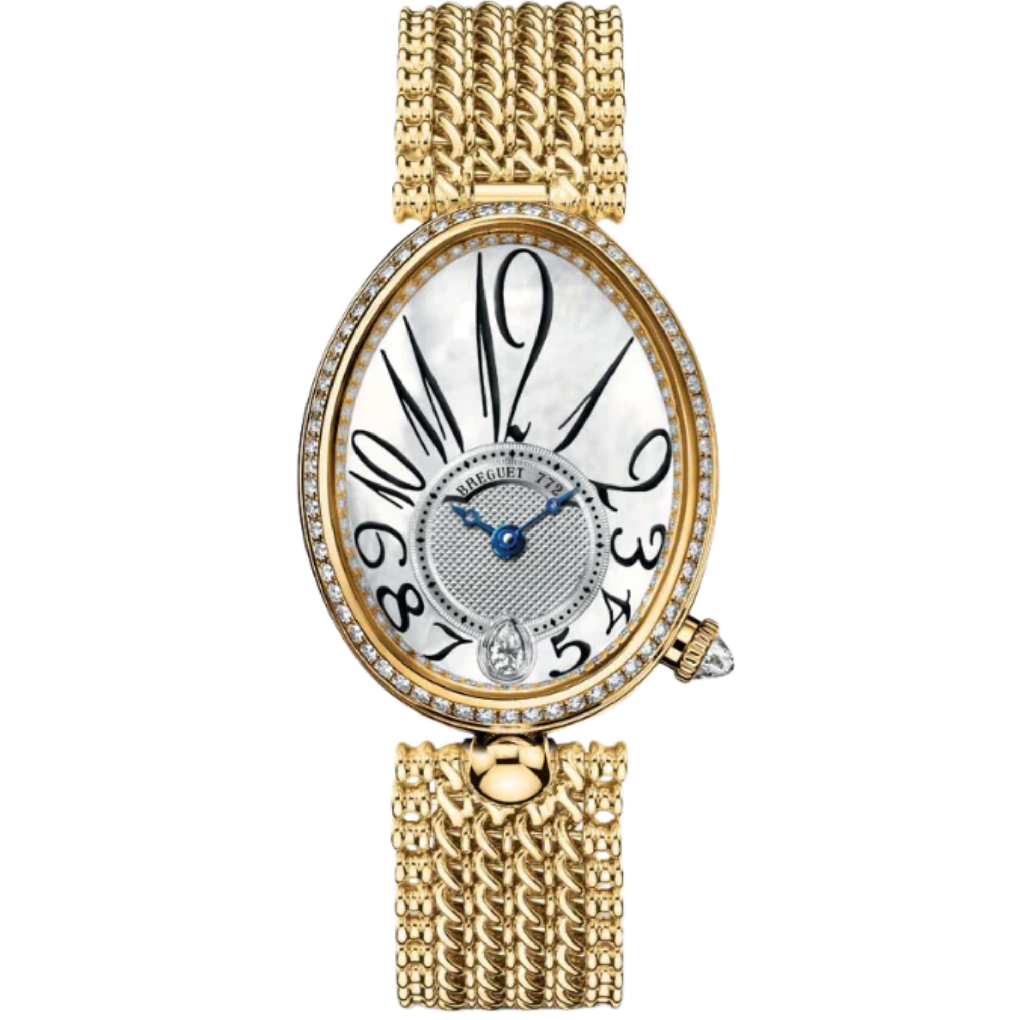 REINE DE NAPLES 8918 36 MM YELLOW GOLD WITH MOTHER OF PEARL DIAL - Breguet