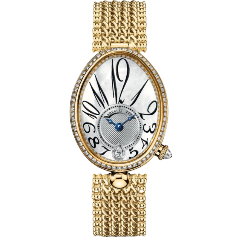 REINE DE NAPLES 8918 36 MM YELLOW GOLD WITH MOTHER OF PEARL DIAL - Breguet