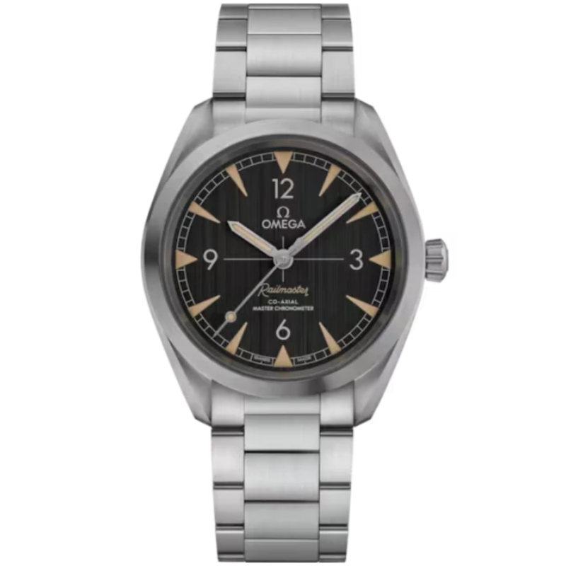 SEAMASTER RAILMASTER 40 MM STAINLESS STEEL WITH BLACK DIAL - Omega