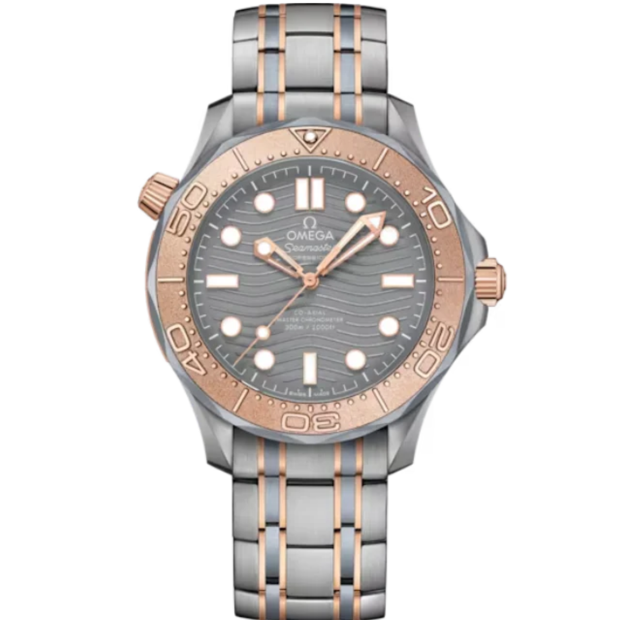SEAMASTER DIVER 300M 42 MM TITANIUM - SEDNA™ GOLD WITH GREY DIAL - Omega