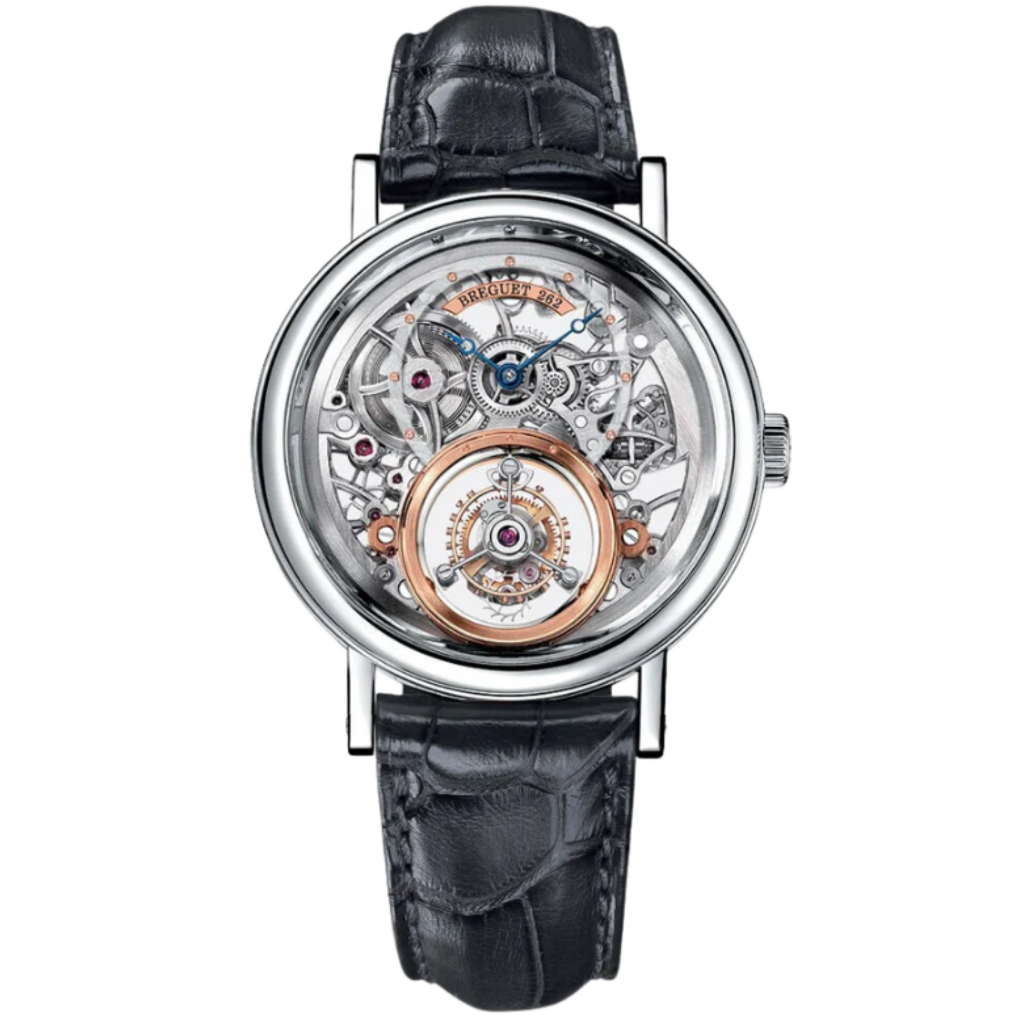 TOURBILLON MESSIDOR 5335 40 MM PLATINUM WITH OPEN WORKED DIAL - Breguet