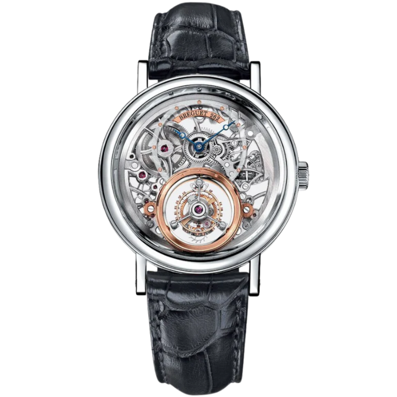 TOURBILLON MESSIDOR 5335 40 MM PLATINUM WITH OPEN WORKED DIAL - Breguet