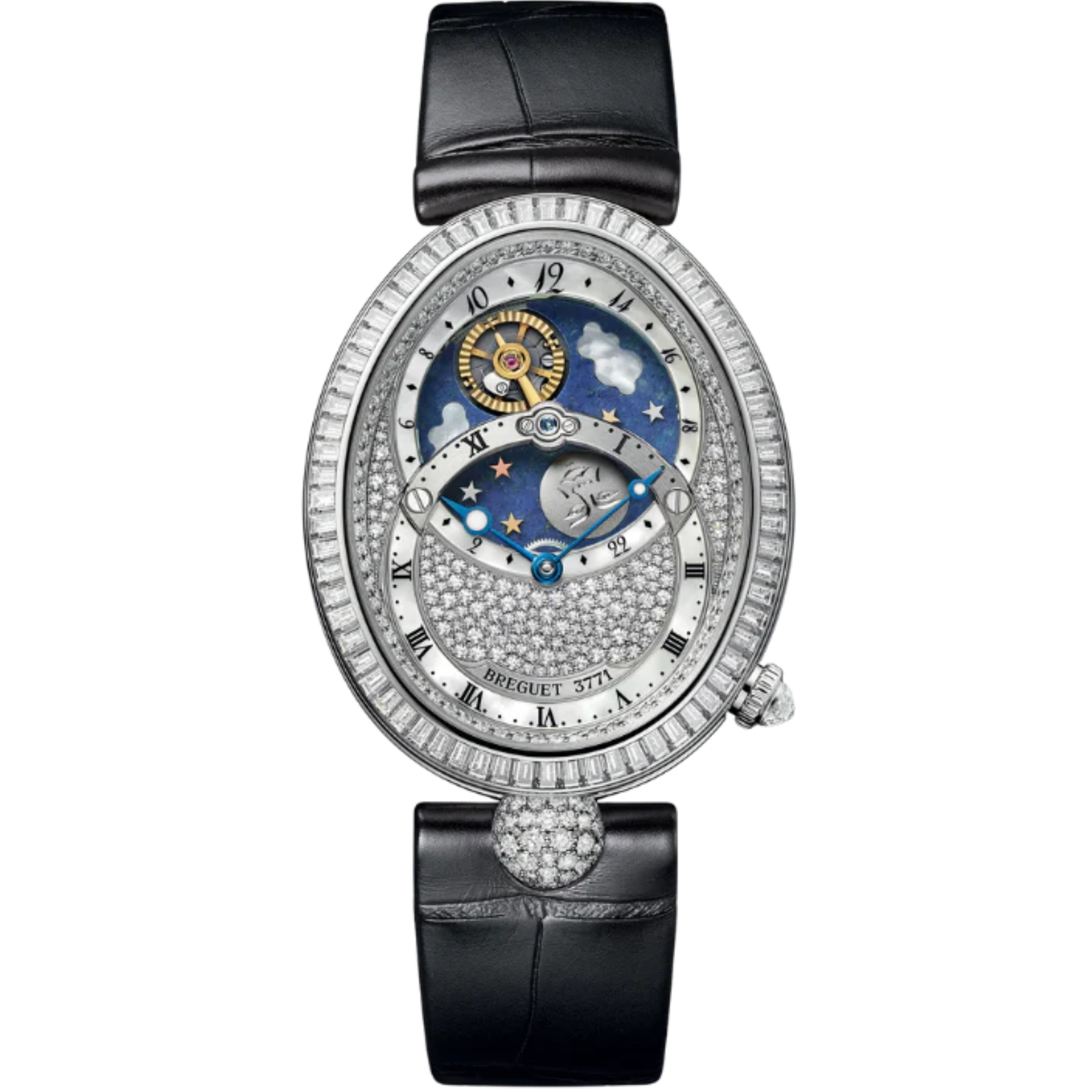 NUIT 8999 42 MM 18K WHITE GOLD WITH BLUE DIAL - Breguet