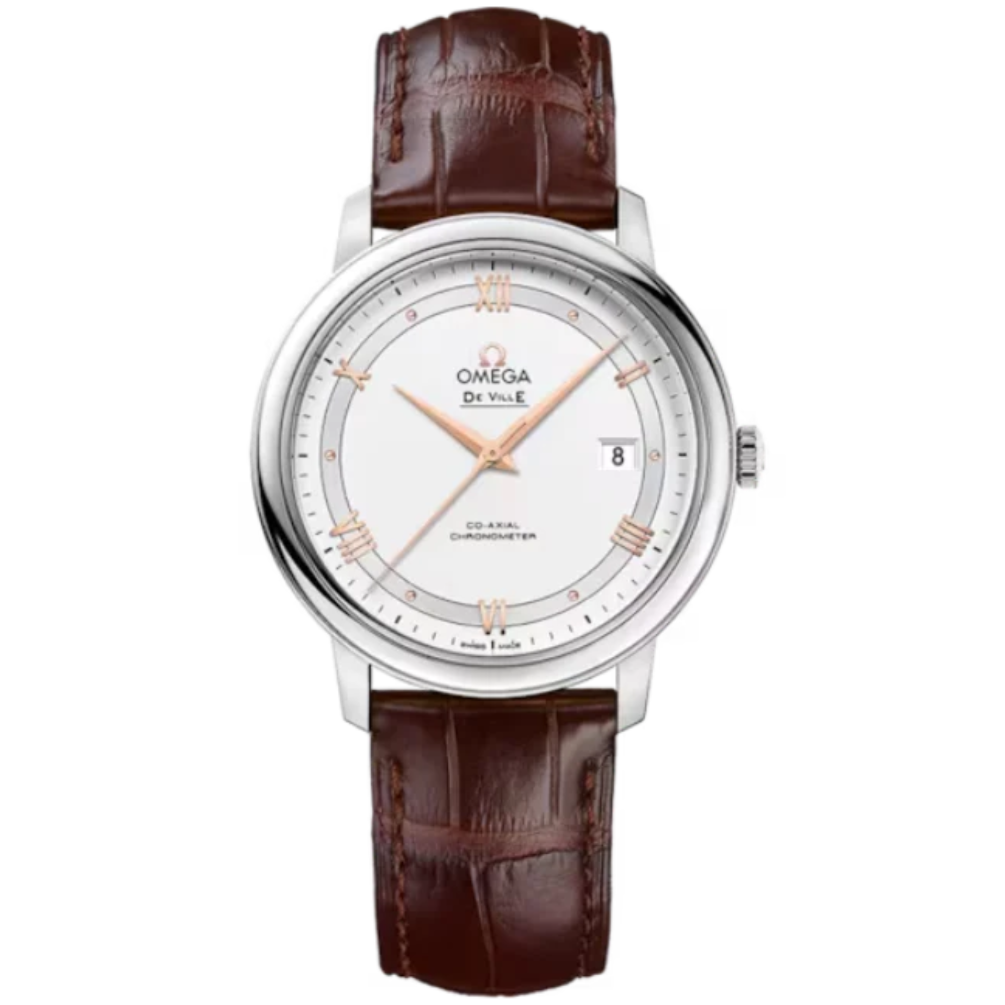 DE VILLE PRESTIGE 39 MM STAINLESS STEEL WITH SILVER DIAL - Omega
