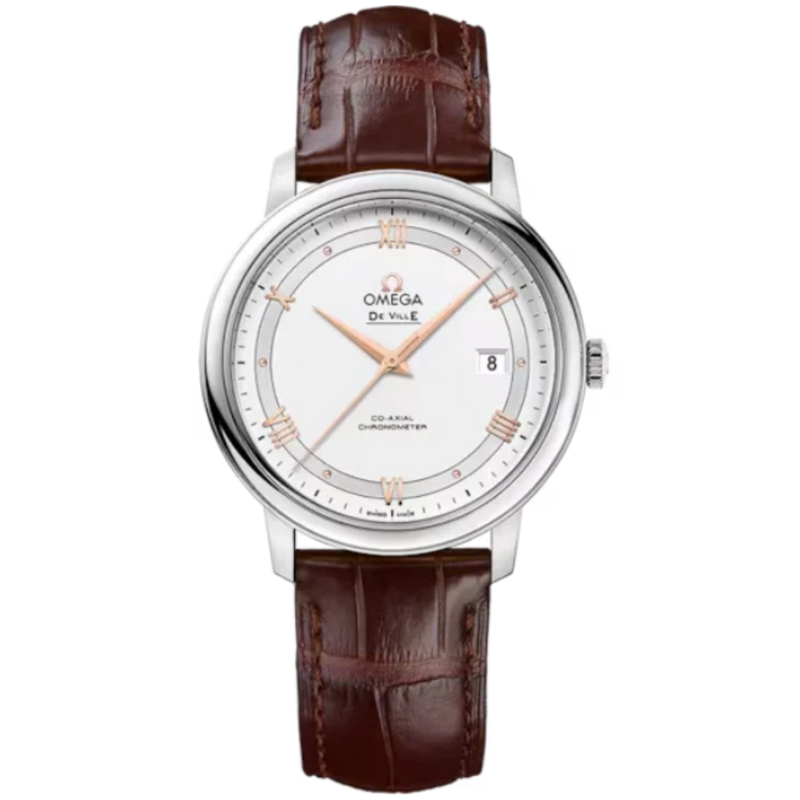 DE VILLE PRESTIGE 39 MM STAINLESS STEEL WITH SILVER DIAL - Omega