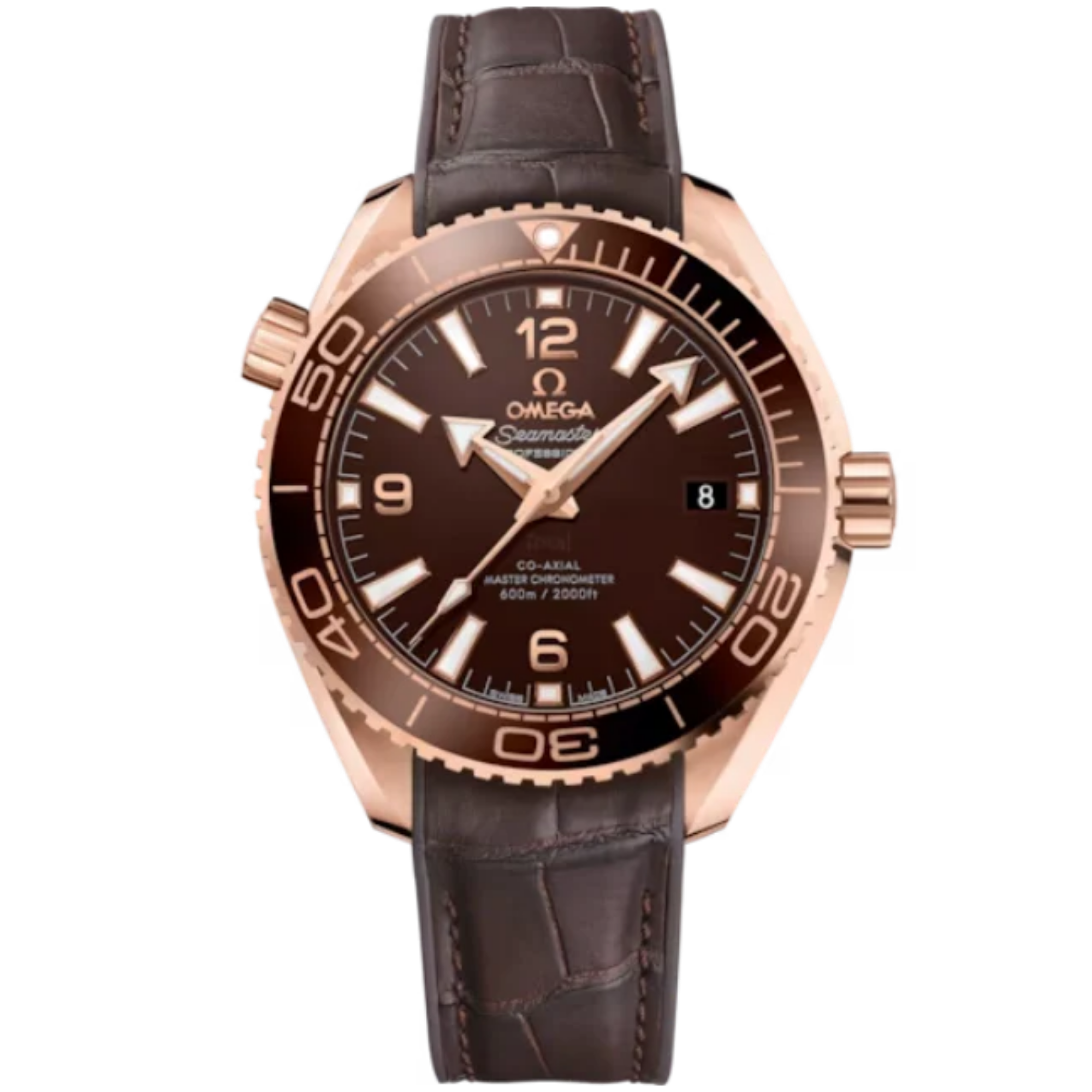 SEAMASTER PLANET OCEAN 600M 39 MM SEDNA™ GOLD WITH BROWN DIAL - Omega