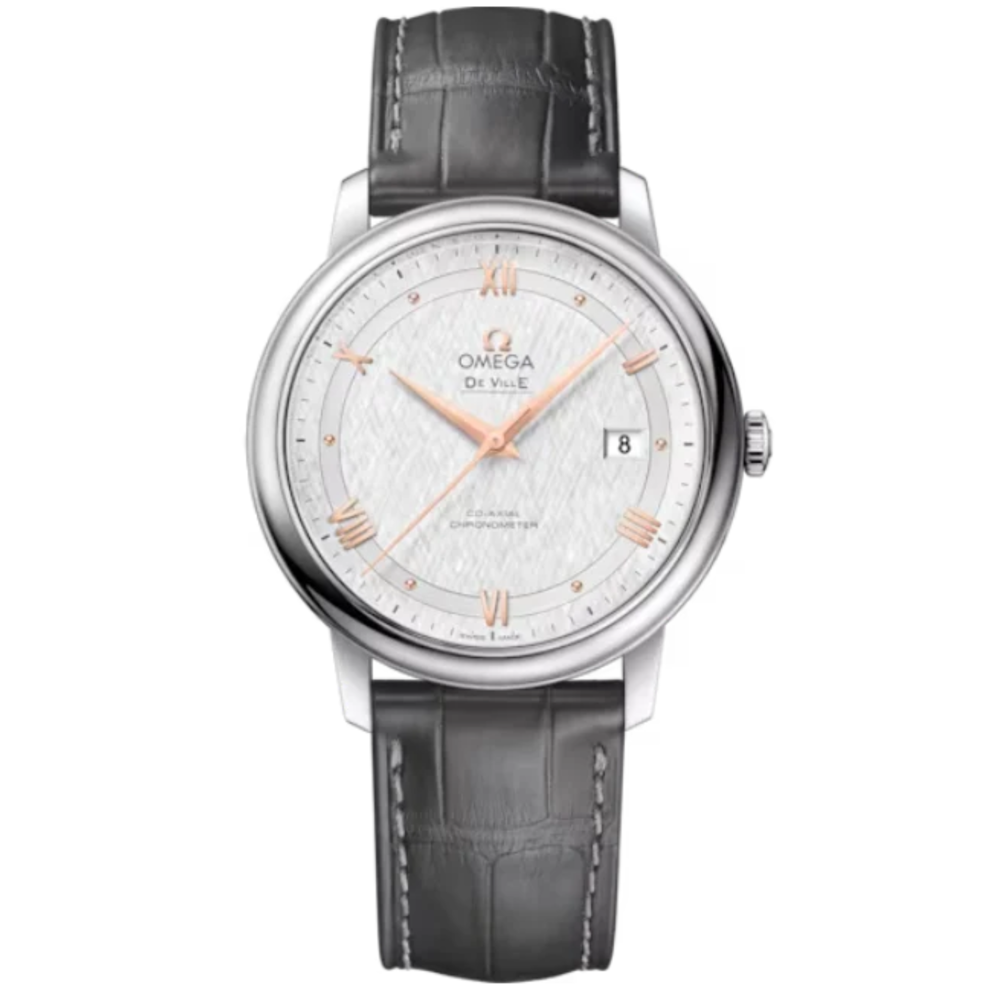 DE VILLE PRESTIGE 39 MM STAINLESS STEEL WITH SILVER DIAL - Omega