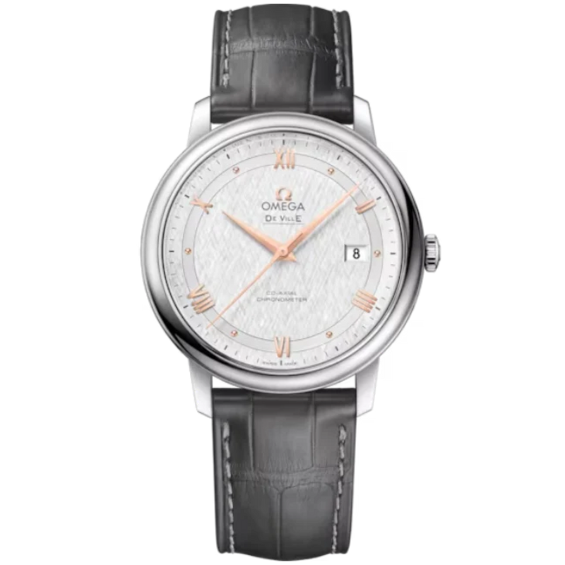 DE VILLE PRESTIGE 39 MM STAINLESS STEEL WITH SILVER DIAL - Omega