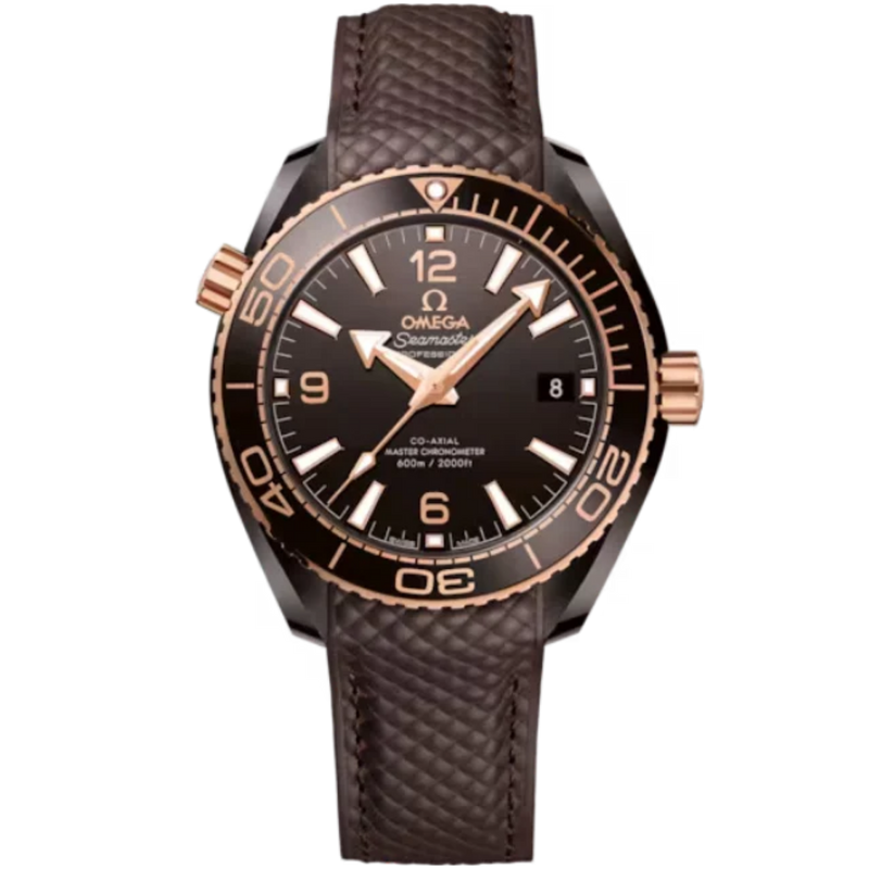 SEAMASTER PLANET OCEAN 600M 39 MM BROWN CERAMIC - SEDNA™ GOLD WITH BROWN DIAL - Omega