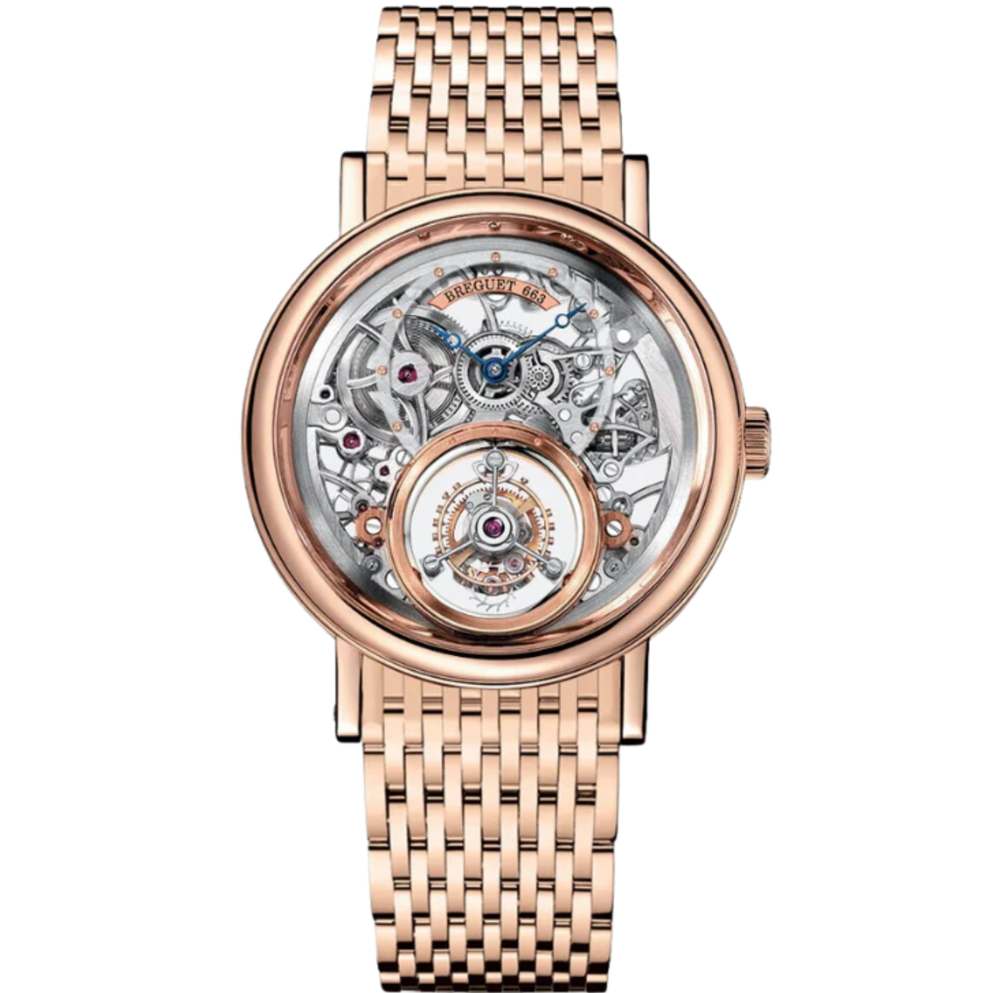 TOURBILLON MESSIDOR 5335 40 MM ROSE GOLD WITH OPEN WORKED DIAL - Breguet