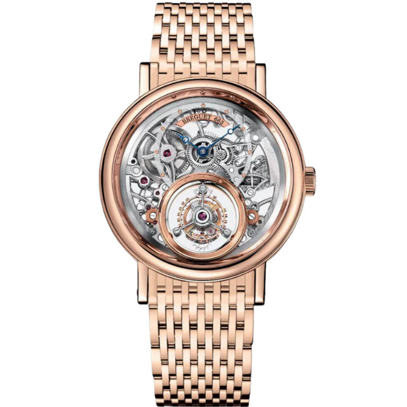 TOURBILLON MESSIDOR 5335 40 MM ROSE GOLD WITH OPEN WORKED DIAL - Breguet