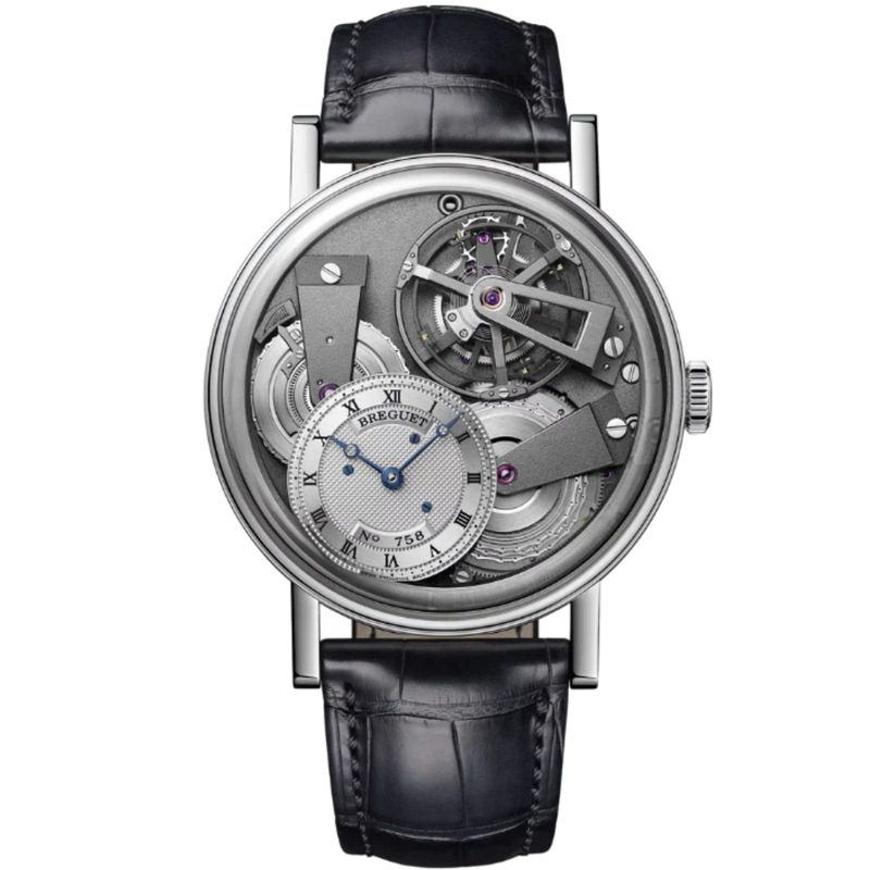 TRADITION 7047 41 MM PLATINUM WITH SILVER DIAL - Breguet
