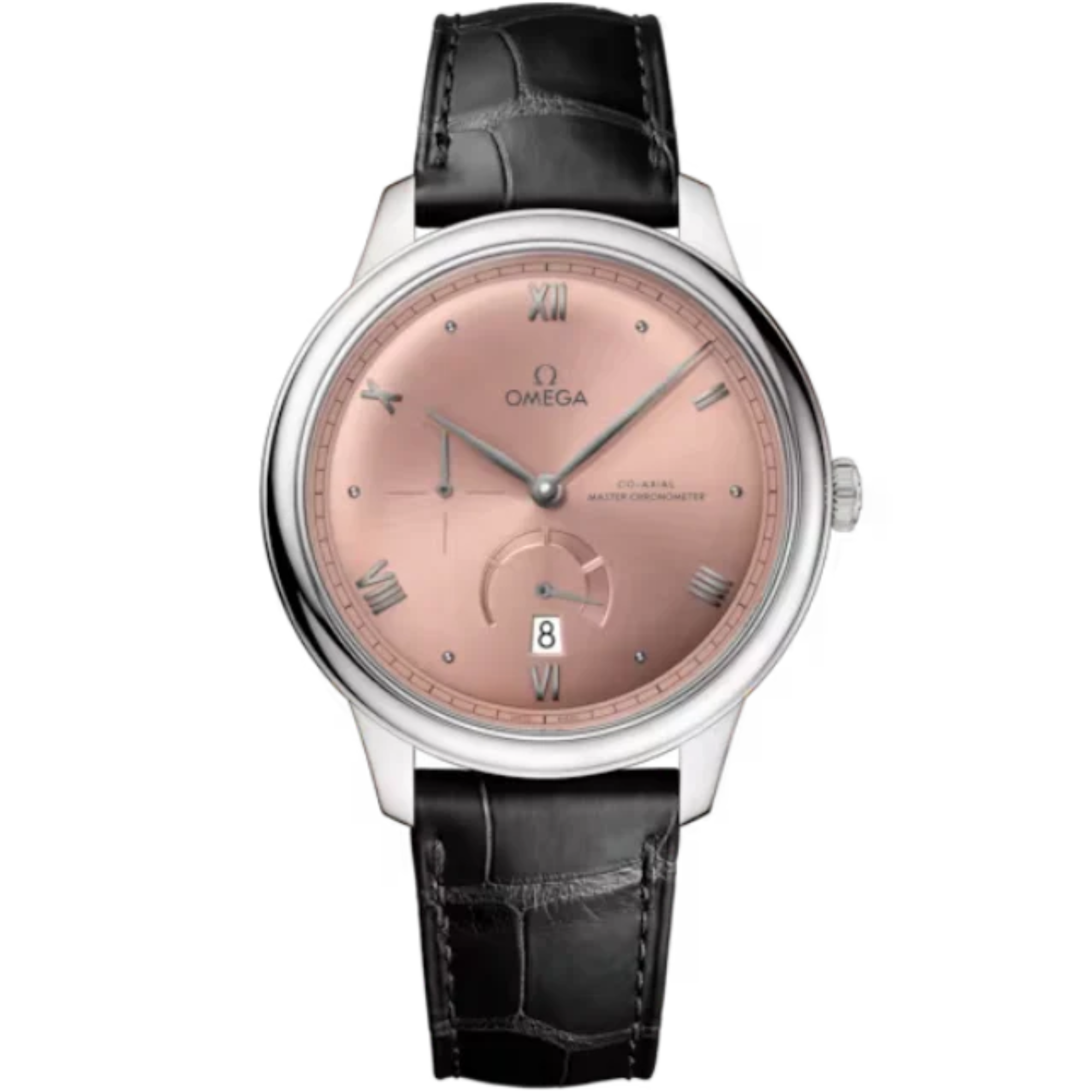 DE VILLE PRESTIGE 41 MM STAINLESS STEEL WITH PINK DIAL - Omega