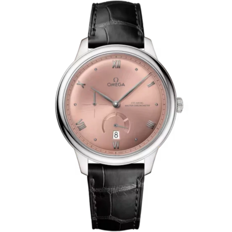 DE VILLE PRESTIGE 41 MM STAINLESS STEEL WITH PINK DIAL - Omega