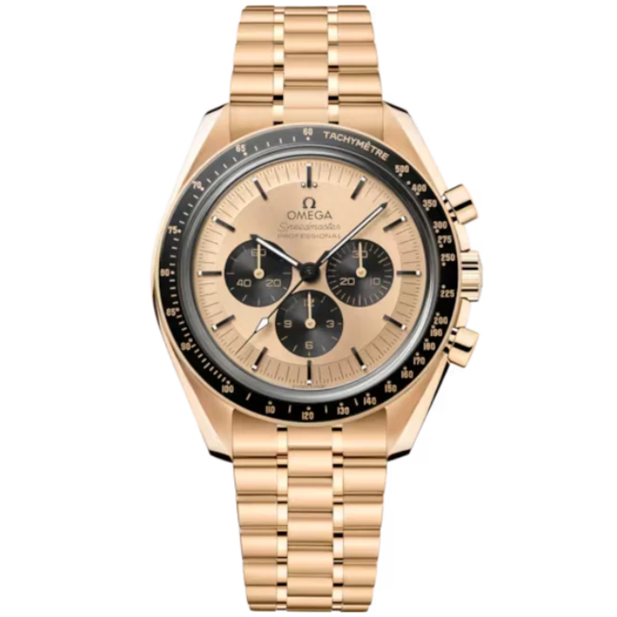SPEEDMASTER MOONWATCH PROFESSIONAL 42 MM MOONSHINE™ GOLD WITH YELLOW DIAL - Omega