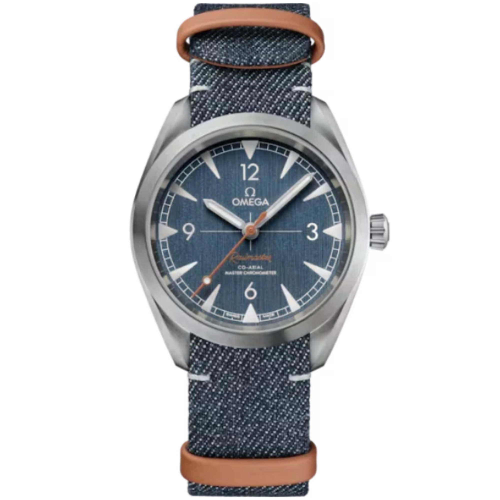 SEAMASTER RAILMASTER 40 MM STAINLESS STEEL WITH BLUE DIAL - Omega