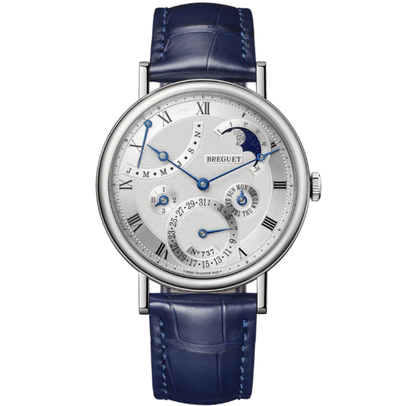CLASSIQUE QUANTIEME PERPETUEL 7327 39 MM WHITE GOLD WITH SILVER DIAL - Breguet