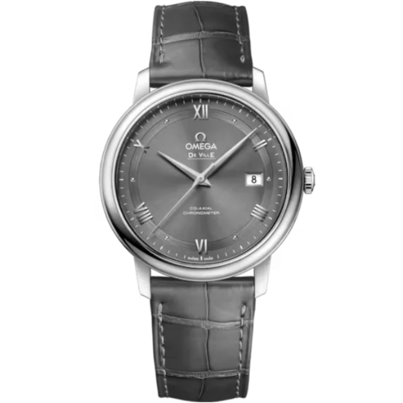 DE VILLE PRESTIGE 39 MM STAINLESS STEEL WITH GREY DIAL - Omega